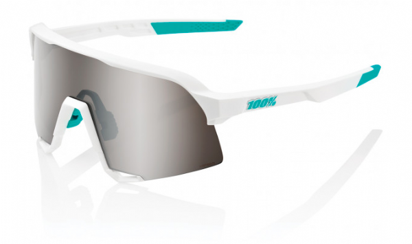100% S3 BORA Hans Grohe Team White/ HiPER Silver Mirror Lens + Clear Lens