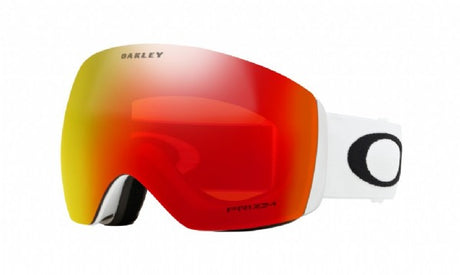 Oakley Flight Deck L Matte White/ Prizm Snow Torch Iridium zijkant