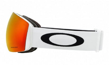 Oakley Flight Deck L Matte White/ Prizm Snow Torch Iridium zijkant