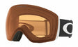 Oakley Flight Deck L Matte Black/ Prizm Snow Persimmon schuine foto