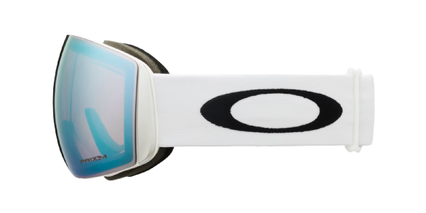 Oakley Flight Deck L Matte White/ Prizm Snow Sapphire zijkant