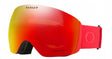 Oakley Flight Deck L Redline/ Prizm Snow Torch schuine foto