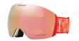 Oakley Flight Deck L Red Blaze / Prizm Snow Rose Gold schuine foto