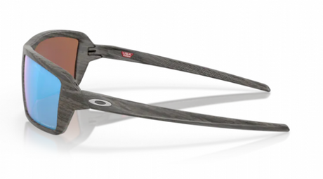 Oakley Cables Woodgrain/ Prizm Deep H2O Polarized zijkant