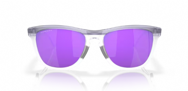 Oakley Frogskins Hybrid Matte Translucent Lilac/Clear/Prizm Violet voorkant
