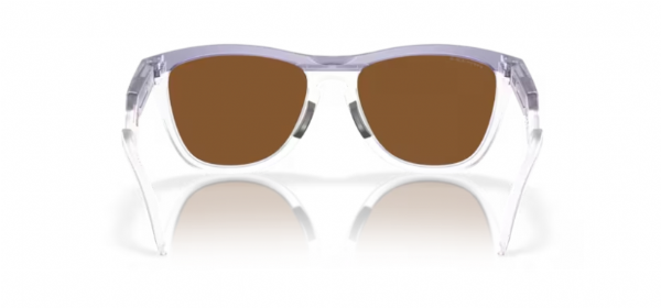 Oakley Frogskins Hybrid Matte Translucent Lilac/Clear/Prizm Violet achterkant