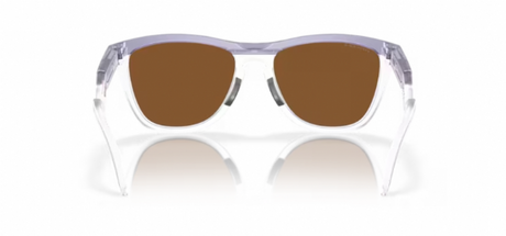 Oakley Frogskins Hybrid Matte Translucent Lilac/Clear/Prizm Violet achterkant