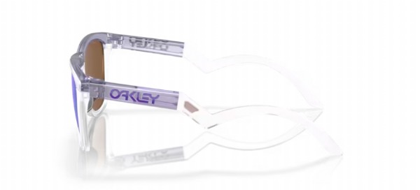 Oakley Frogskins Hybrid Matte Translucent Lilac/Clear/Prizm Violet zijkant