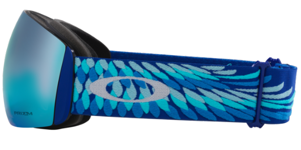 Oakley Flight Deck L Mikaela Shiffrin Sig./ Prizm Snow Sapphire Iridium zijkant