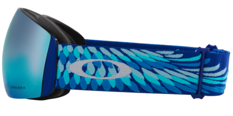 Oakley Flight Deck L Mikaela Shiffrin Sig./ Prizm Snow Sapphire Iridium zijkant