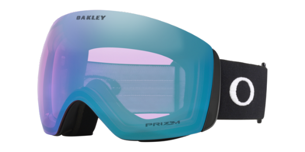 Oakley Flight Deck L Matte Black/ Prizm Snow Iced Iridium schuine foto
