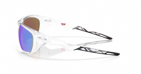 Oakley Lateralis Matte Clear/ Prizm Sapphire zijkant
