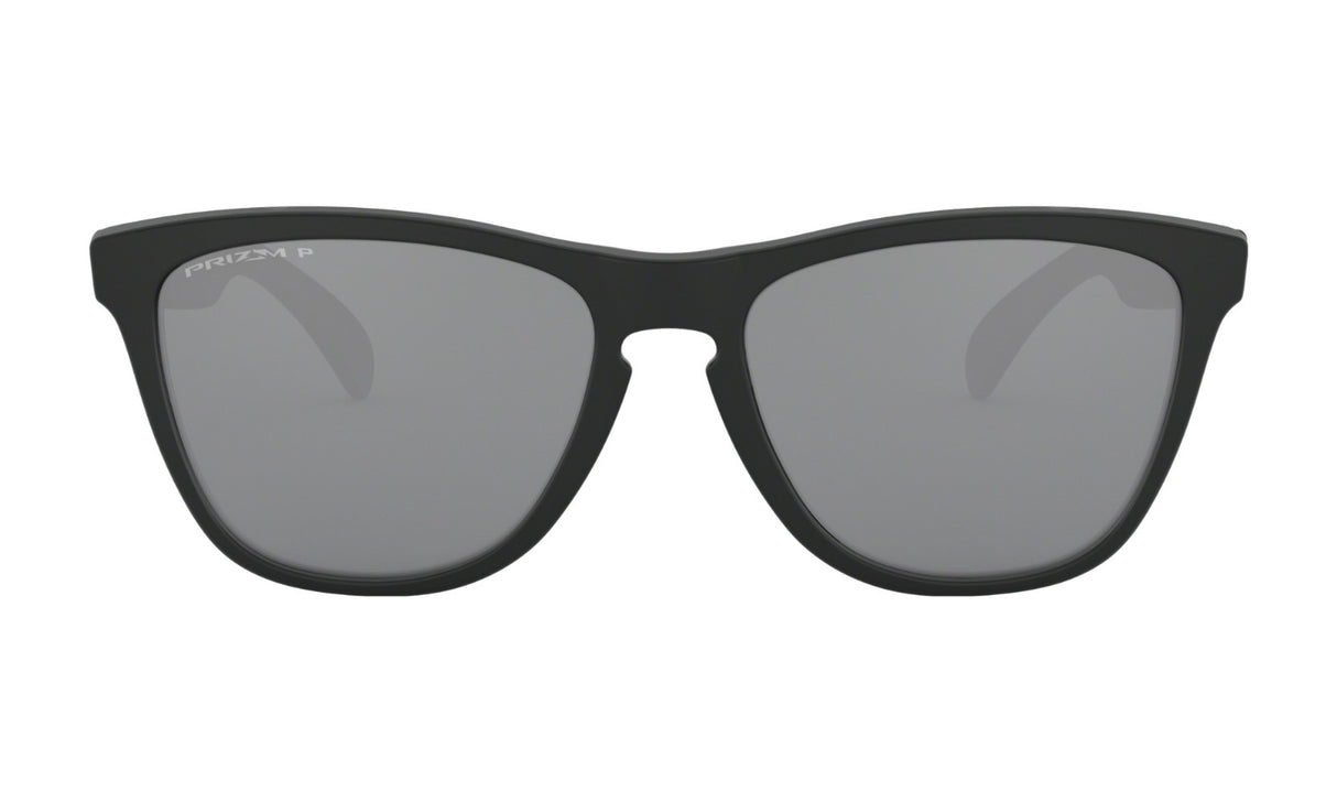 Oakley Frogskins Matte Black/ Prizm Black Polarized voorkant