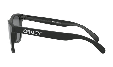 Oakley Frogskins Matte Black/ Prizm Black Polarized zijkant