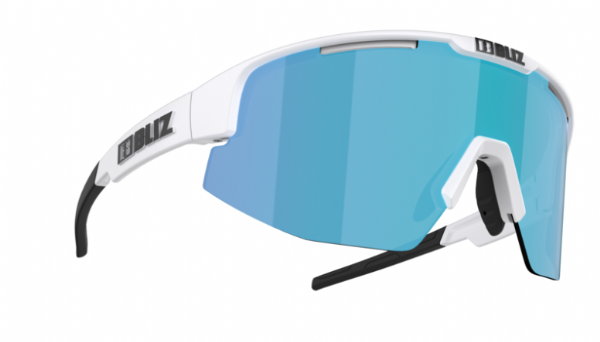 Bliz-Matrix-Small-Matte-White-SmokeBlue-Mirror