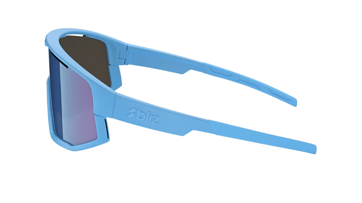 Bliz Vision Sportbril Matte Blue / Blue zijkant