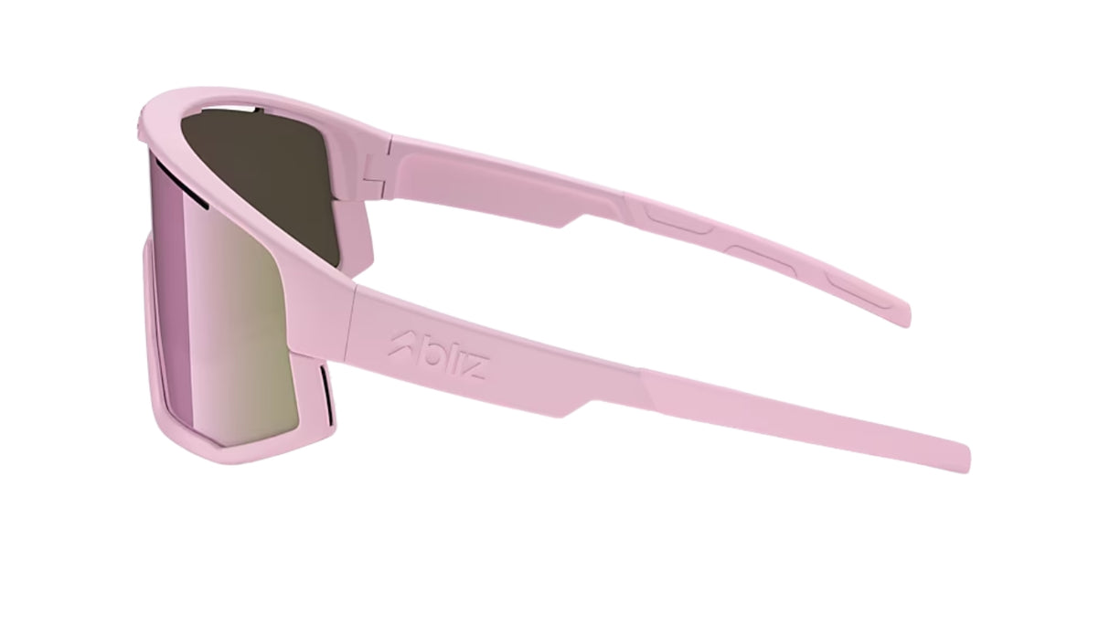 Bliz Vision Sportbril Matte Powder Pink / Brown & Rose Multi zijkant