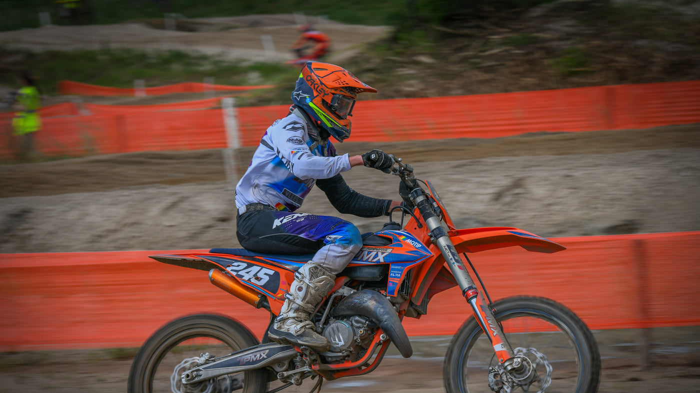 Jorg Schokker met een MX Goggle