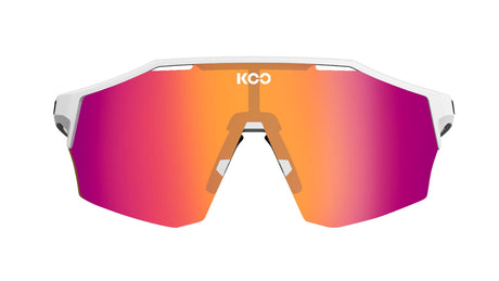 Koo Alibi Large White Matt / Fuchsia Photochromic voorkant