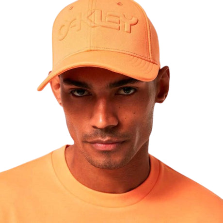 Oakley 6 Panel Stretch Hat Embossed/ Soft Orange