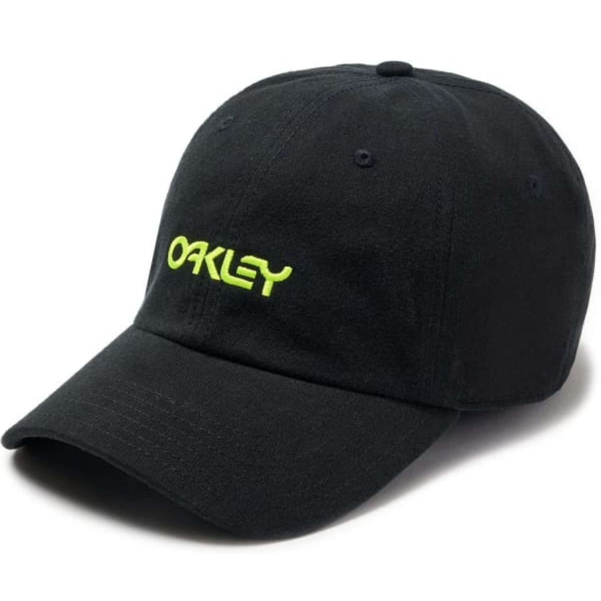 Oakley 6 Panel Washed Cotton Hat/ Blackout