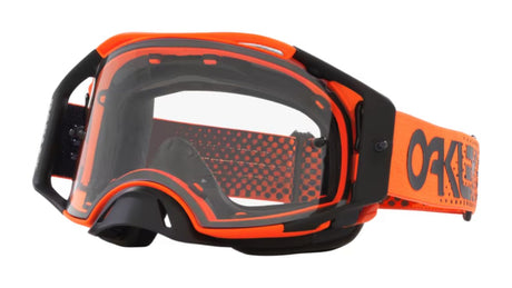 Oakley Airbrake MX Moto Orange B1b Clear