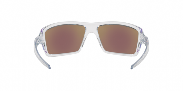 Oakley Cables Polished Clear Prizm Sapphire Polarized achterzijde