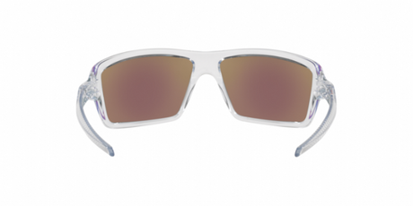Oakley Cables Polished Clear Prizm Sapphire Polarized achterzijde