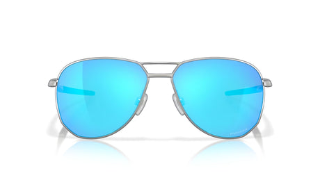 Oakley Contrail Satin Chrome Prizm Sapphire voorzijde