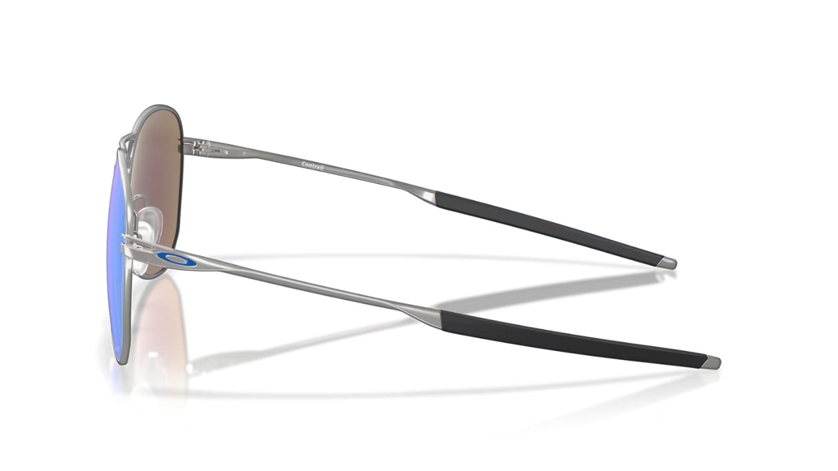 Oakley Contrail Satin Chrome Prizm Sapphire zijaanzicht