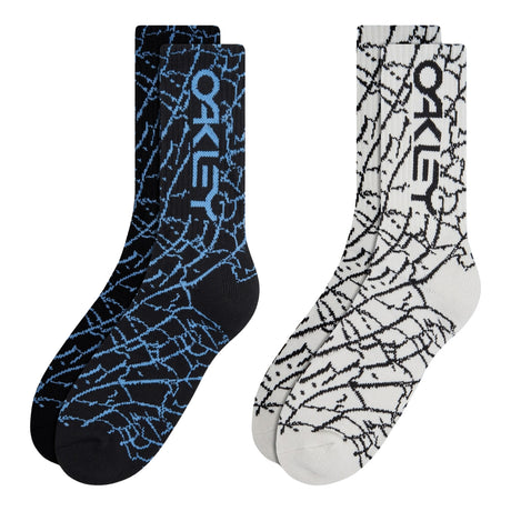 Oakley Crackle Printed Socks/ Black Crackle Print