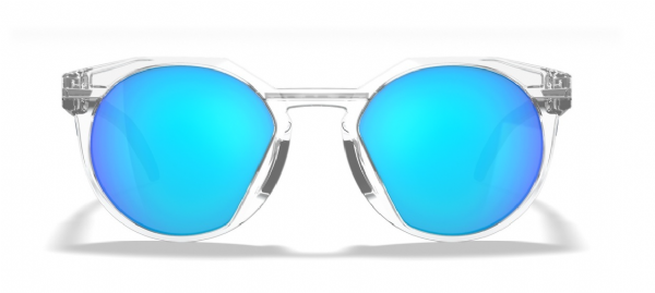 Oakley Custom HSTN L Polished Clear Crystal Blue/ Prizm Sapphire Voorkant