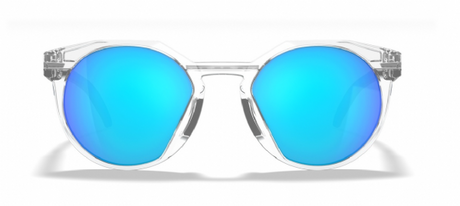 Oakley Custom HSTN L Polished Clear Crystal Blue/ Prizm Sapphire Voorkant