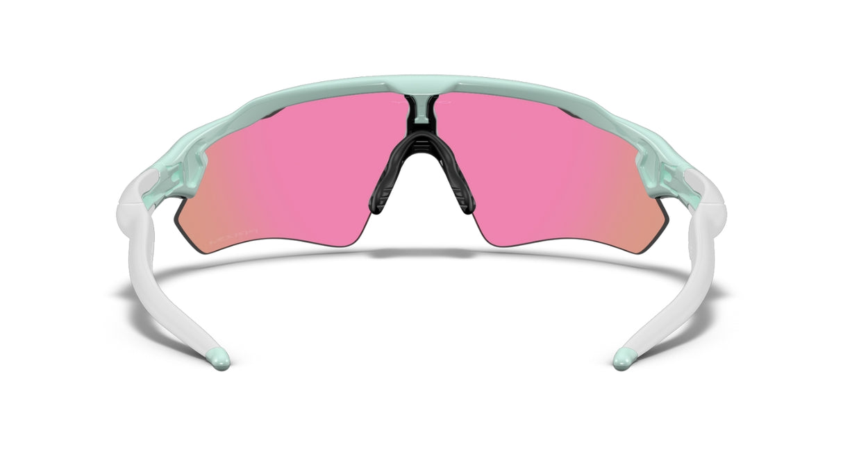 Oakley Custom Radar EV Path Blue Milkshake Prizm Golf achterzijde