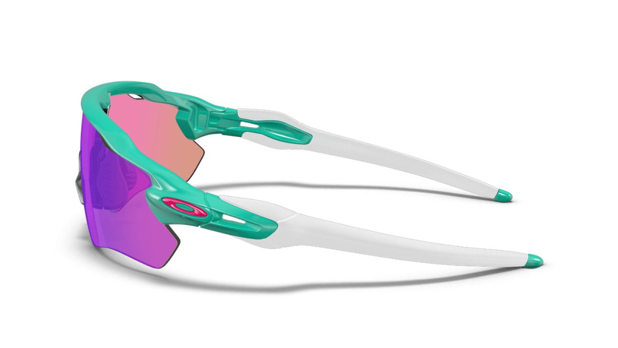 Oakley Custom Radar EV Path Celeste / Prizm Golf zijkant