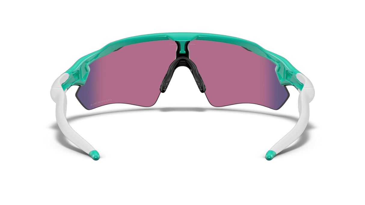 Oakley Custom Radar EV Path Matte Celeste/ Prizm Road achterzijde