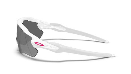 Oakley Custom Radar EV Path Polished White/ Prizm Black Polarized zijaanzicht