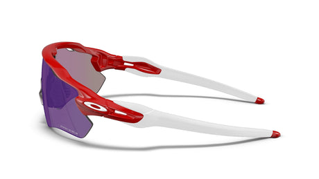 Oakley Custom Radar EV  Redline/ Prizm Jade zijaanzicht