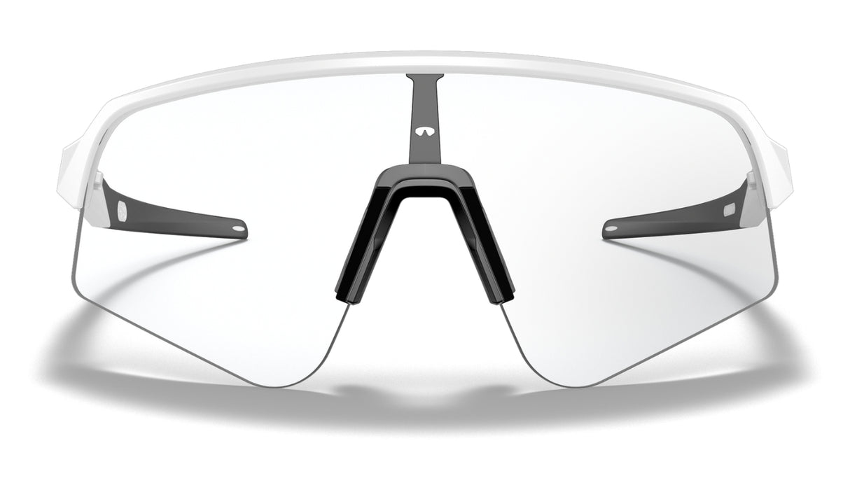 Oakley Custom Sutro Lite Sweep Matte White Clear Voorzijde