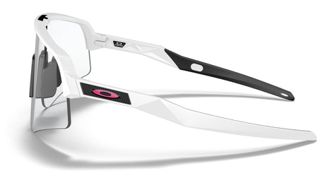 Oakley Custom Sutro Lite Sweep Matte White Clear Zijaanzicht