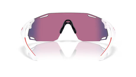 Oakley Cybr Dyno Polished White/ Prizm Road achterkant