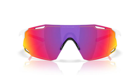 Oakley Cybr Dyno Polished White/ Prizm Road voorkant