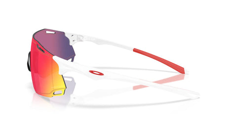 Oakley Cybr Dyno Polished White/ Prizm Road zijkant