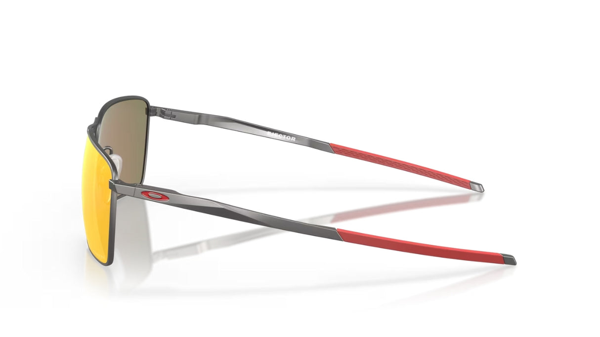 Oakley Ejector Matte Gunmetal Prizm Ruby zijaanzicht