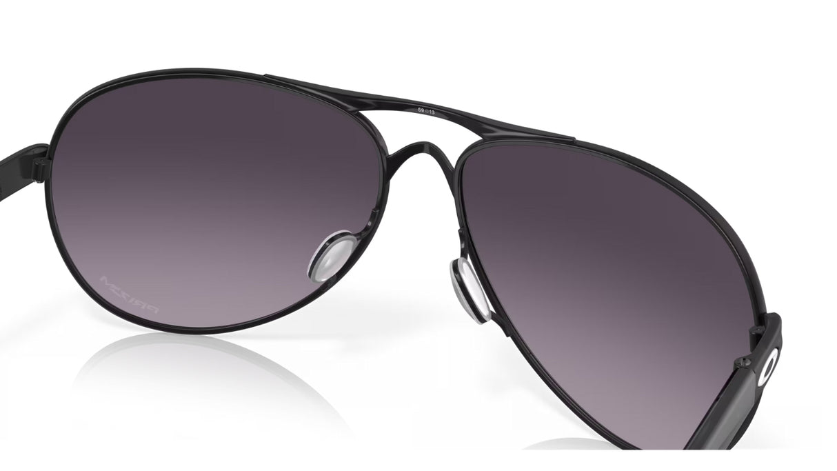 Oakley Feedback Satin Black Prizm Grey Gradient achterzijde