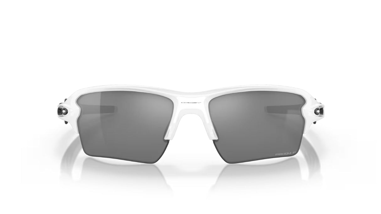 Oakley Flak 2.0 XL Polished White Prizm Black Polarized voorzijde