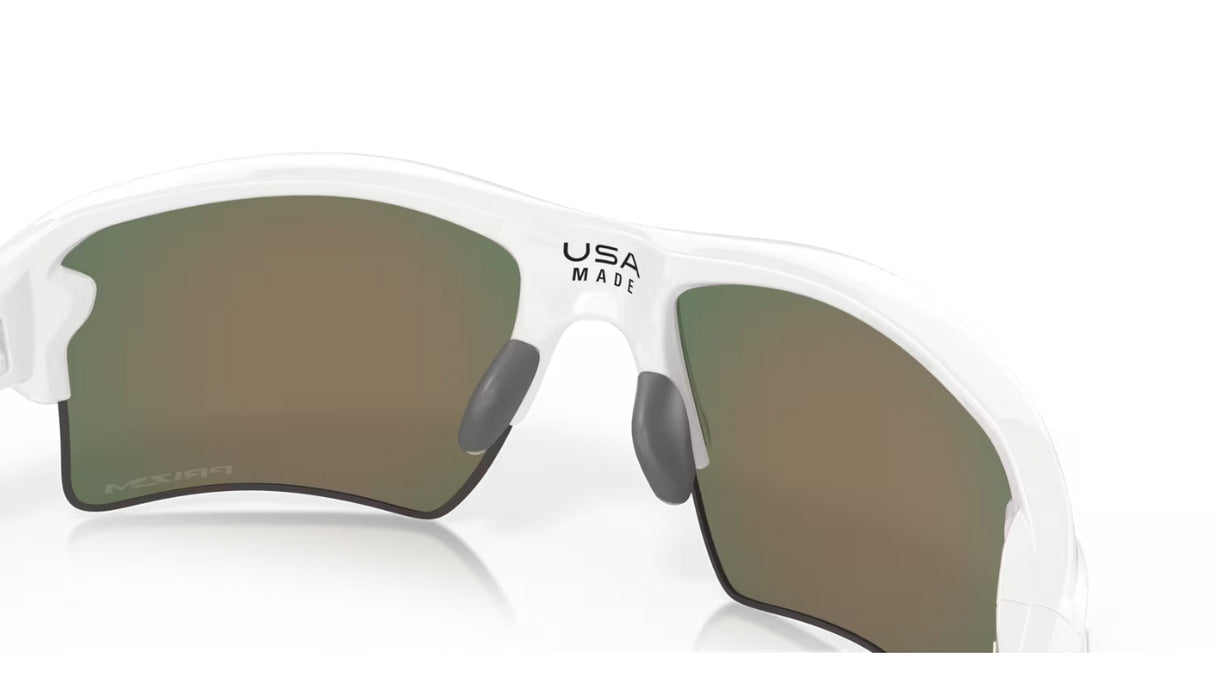 Oakley Flak 2.0 XL Polished White Prizm Ruby achterzijde
