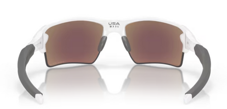Oakley Flak 2.0 XL Polished White Prizm Sapphire achterzijde