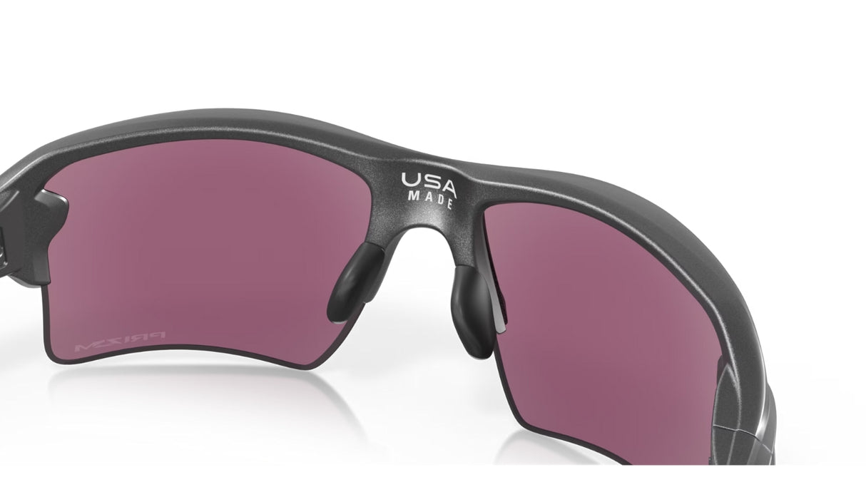 Oakley Flak 2.0 XL Steel Prizm Road Jade achterzijde schuin
