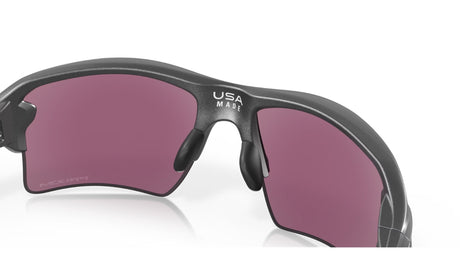 Oakley Flak 2.0 XL Steel Prizm Road Jade achterzijde schuin